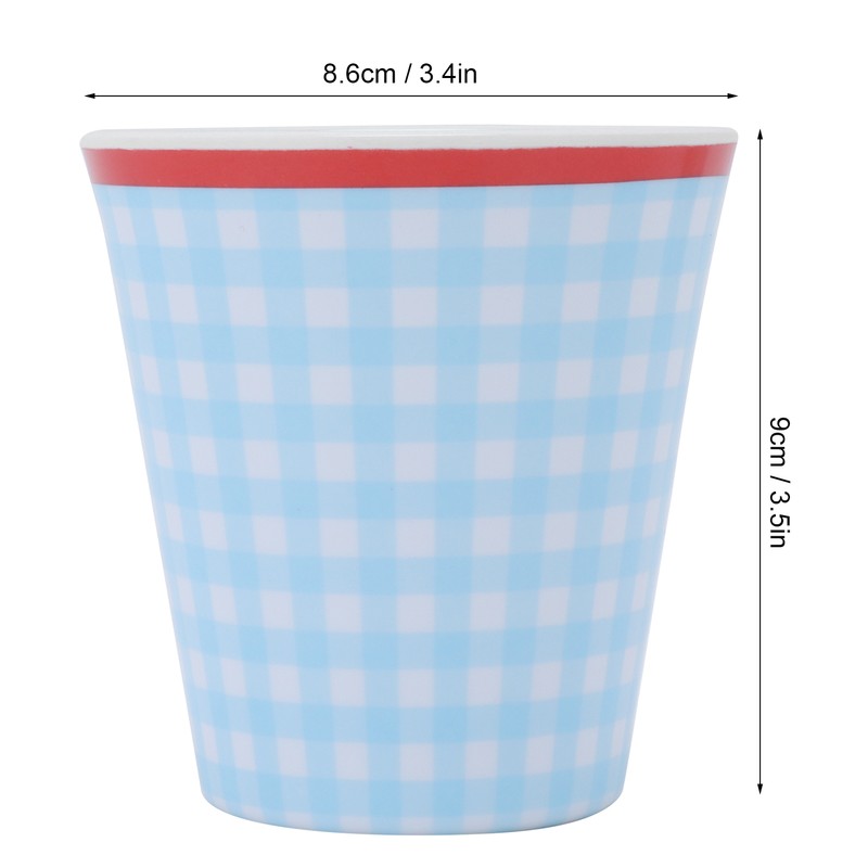 4Pcs/Set Imitation Porcelain Water Cup Originality Beverage Mug for Home