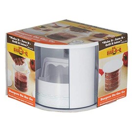 Mr. Bar-B-Q 12 Piece Patty Press Set | Save Time with Early Prep | Quick Release Insert | Makes Perfect Patties Every Time | Refrigerator and Dishwasher Safe | Great for Picnics and Tailgating