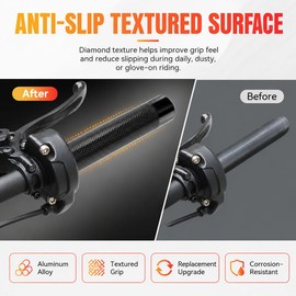 SMOTRCC Aluminum Throttle Tube Compatible with Surron Light Bee X/S