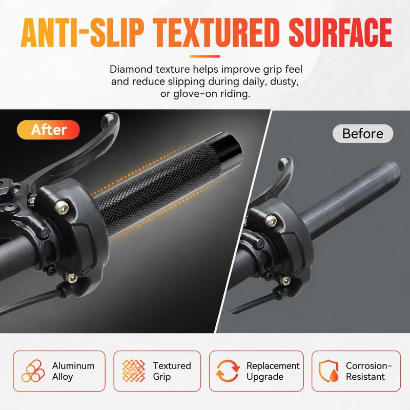 SMOTRCC Aluminum Throttle Tube Compatible with Surron Light Bee X/S