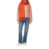 s.Oliver Knitted Scarf with Fringes, Orange 2586