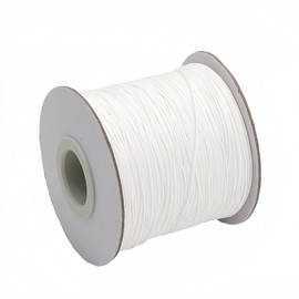 ANMOFLY 175 Yards White Nylon Cord,1.5mm Braided Lift Shade Cord, Braided Nylon Wind Chime String Cord for Blind Shade,Gardening Plant,String for Bracelet Making,DIY Crafts-White