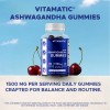 Vitamatic Ashwagandha Gummies 1500mg Serving 60 Vegan Gummies- 2 Pack