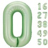40 Inch Olive Green Balloon Number 0 Balloon,Jumbo Mylar Foil