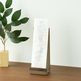 WORI Graige, Simple Goddess Shelf, Stand, Width 3.1 x Depth 2.6 x Height 7.9 inches (8 x 6.5 x 20 cm), Made in Japan, Aluminum, Compact, Stylish