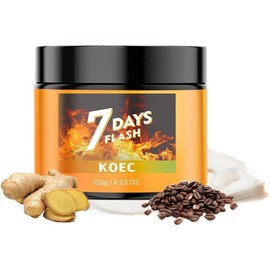 KOEC Advanced Hot Sweat Cream, Crema Corporal Reafirmante para Muslos, Piernas, Abdomen, Brazos y Glúteos, Loción Reafirmante para Mujeres y Hombres, 120g
