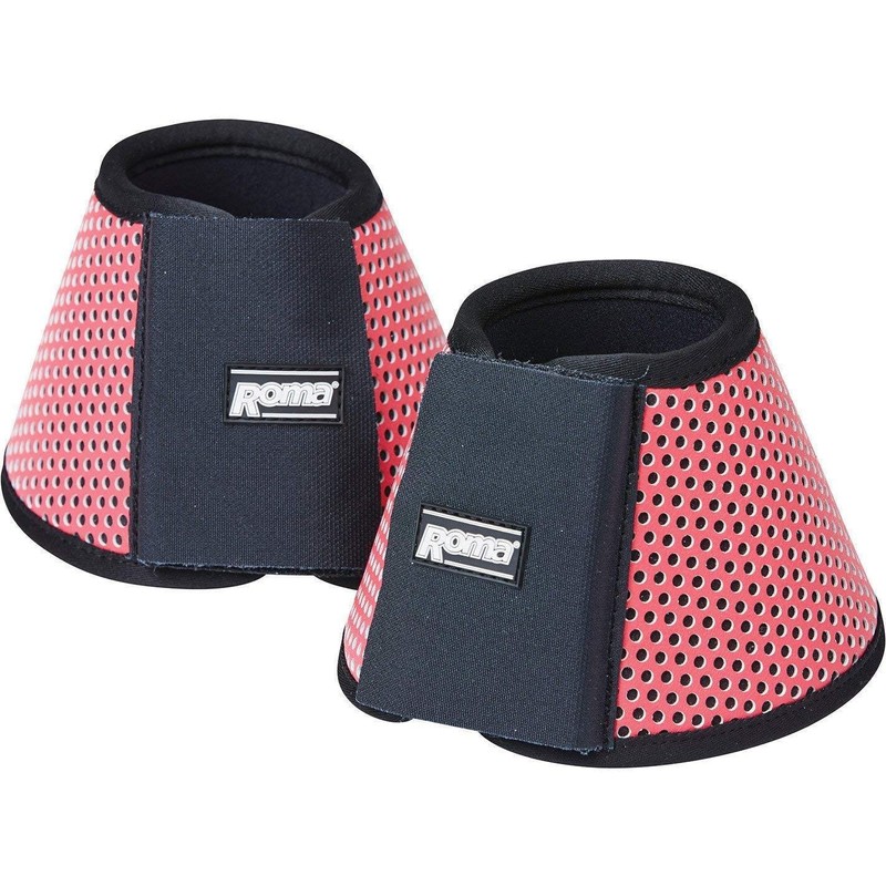 Roma Air Flow Shock Absorber Bell Boots, White, Pony