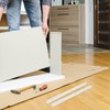 Angoily 2pcs Plastic Drawer Slides Full Extension Drawer Rails for