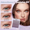 Extensiones De Pestañas Marrón Kit Raíces Invisibles Bq Lash