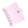 PATIKIL A7 Clear Binder Cover Flexible PVC Bling Loose Leaf