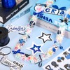 FYSUIMU Graduation Candy Lei Making Kit Glitter Blue Black Candy