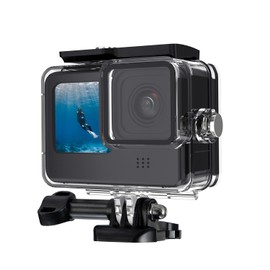 K&F Concept Waterproof Case for Go Pro 13/12/11/10/9 Waterproof Housing Diving Cover Action Camera Accessories 60M Waterproof Protection Dustproof Diving Underwater Photography Dive Housing