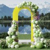 sea incrsion Yellow 7.2FT U Shaped Open Arch Backdrop, Spandex