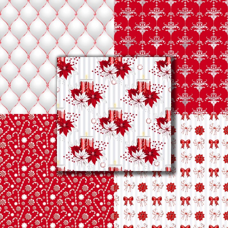 EZscrapbooks PEPPERMINT SPICE - Paper Pack