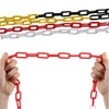 HATOOLHA® Plastic Link Chain, Plastic Safety Chain Barrier Road Warning