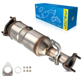 PHILTOP High Flow Rear Catalytic Converter Kit Direct-Fit 16299, 642189, 40400 Compatible with Honda 2003-2007 Accord 2.4L, with O2 Port, EPA Compliant