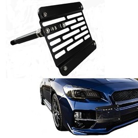 1 Pcs Front Bumper Tow Hook License Plate Mount Relocator Bracket Mounting Bolt Adapter Kit for Subaru BRZ WRX Crossbrek 2013-2023