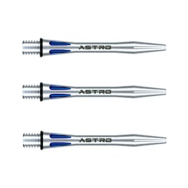 WINMAU Astro Aluminium Blue Short Shafts (Shafts) - 1 Set Per Pack (Total 3 Shafts)