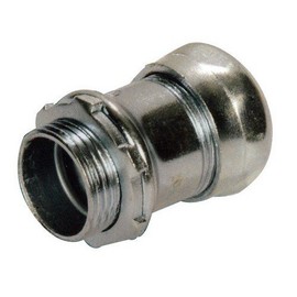 Morris Products 14942 EMT Compression Connector, Steel, 1" Trade Size