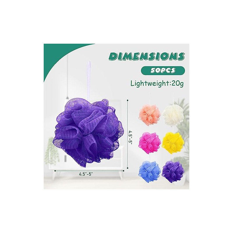 Siifert Piezas Esponja Baño Ducha Loofahs Granel Luffas Exfoliante Cuerpo