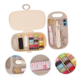 Operitacx 1 Set Box Storage Box for Sewing Gel Embroidery Thread LED Needle Threader Making Bobbins Tie Lid Tyre Stitch Kit Machine Diary Kit Sewing Kits for Adults PP