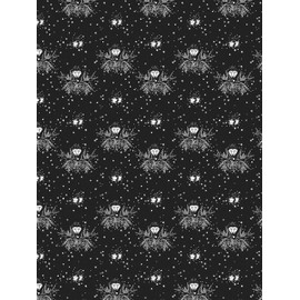 Décopatch Paper No. 764 Pack of 20 Sheets (395 x 298 mm, Ideal for Papmachés) Black/White, Gemstone