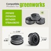 Eventronic Weed Wacker String Compatible with Greenworks, Dual String Trimmer