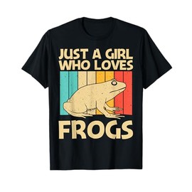 Cute Frog Design For Girls Mom Toad Catcher Pet Animal Lover T-Shirt