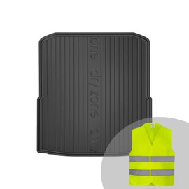 FROGUM DryZone Rubber Mat All Year Round Practical Car Boot Mat Boot Liner Suitable for Skoda Superb III from 2015 | High Edge | Robust and Durable