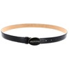 VALENTINO Block Plaque Buckle Belt W85 Nero/Oro - Can be