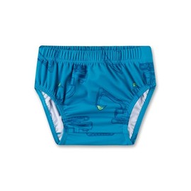 Sanetta Schwimmwindel Blau | Praktischer und nachhaltiger Badeslip aus recyceltem Polyester für Jungen. Bademode für Babys 086