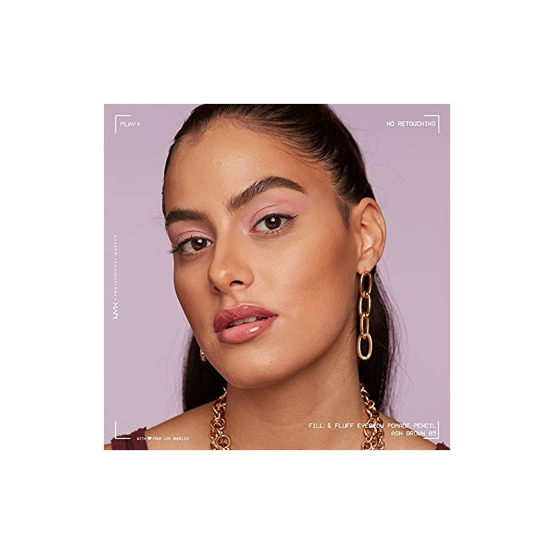 NYX Professional Makeup, Fill & Fluff, Lápiz para Cejas, Tono