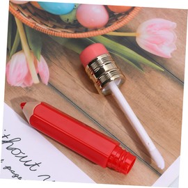 Ipetboom 3pcs Refillable Lip Gloss Tube Set Pencil Shape Compact and Leakproof Design for Lip Glaze Travel Friendly Red for Makeup Accessories