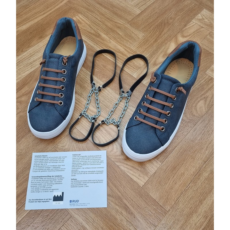 RUD Gleitschutzkette Quick Step Schneekette für Schuhe - Bester Grip