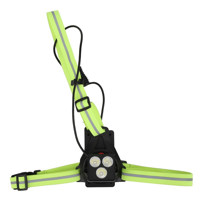 USB Charge Light Safety Warning Chest Lamp for Outdoor Sport