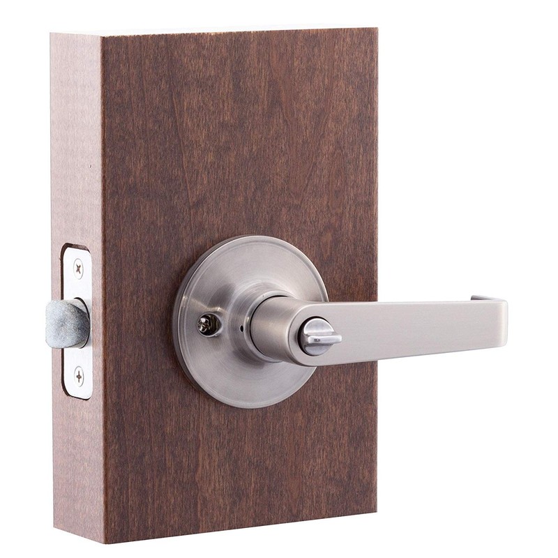 Copper Creek AL1230SS Avery Privacy Door Lever, Satin Nickel