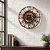 YTAONS Outdoor Wall Clock for Garden, Patio and Deck, 12in