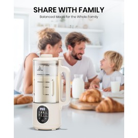 55oz Newly Nut Milk Maker Machine for Almond(Extra Large), Oat Milk,Juice, Soy Milk Maker for Auto Clean, Delay Start, Boil Water, Keep Warm, White,(5-6 Cups)