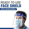sb components (10 Safety Face Shield Full Protection Wide Visor