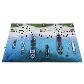 Pit Road SPS07 1/700 SPS Series WWII Normandy Landing Operation (D-Day) Scene Paper Base (11.4 x 7.3 inches (290 x 185 mm), Plastic Model