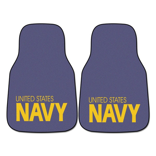 Fanmats Military 'Navy' Nylon Face Carpet Car Mat