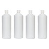 Palm Safe 4pcs 1 Litre HDPE Durable Plastic Bottles BPA