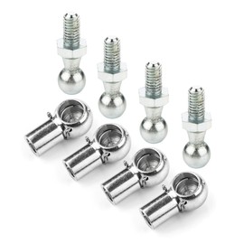LST 4x Set Kugelzapfen Kugelkopf Kugelpfanne M6 10mm Gasdruckdämpfer Aufnahme