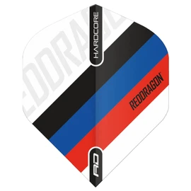 RED DRAGON Hardcore XT Tri-Stripe Dart Flights - 4 Sets Per Pack (12 Flights in Total)