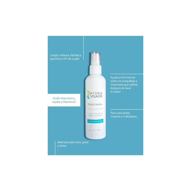 Tónico Facial Hydravisage 125ml Con Ácido Hialurónico