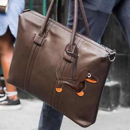 Yeenano Dachshund Key Chain, Pack of 2 Dachshund Pendant Key Fob Dog, Leather Dachshund Keychain, Animal Keyring, Car Key Ring for Favourite Person, Women, Men, Gifts, red