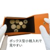 KUNIMASA Men's Bifold Wallet, Genuine Leather, Italian Leather, Includes Coin