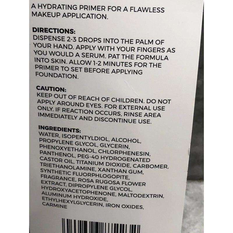 Rose Hydrating Primer Serum Infused With Rose Oil. 15ml. ShipN24Hours