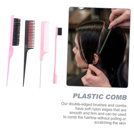 FRCOLOR Hairstyling Comb Set 1 Piece Plastic Hairdressing Comb for Salon Use High Styling Tool for Hair Types for Hair Coloring and Updos