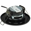 Decken-Einbaulautsprecher ''Mini'', Halogen-Look, 8cm Ø, 6cm Einbau, schwarz